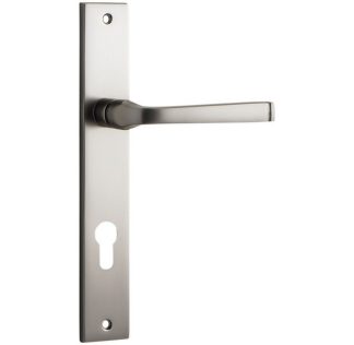 Entrance Door Handle. Annecy Lever Rectangular.