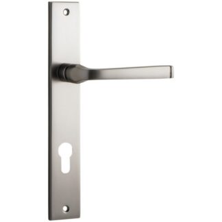 Entrance Door Handle. Annecy Lever Rectangular.