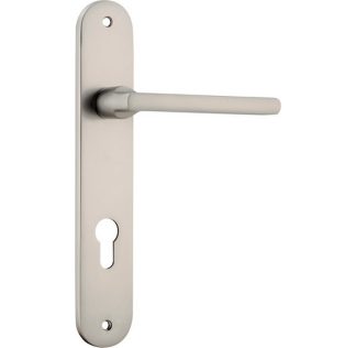 Entrance Door Handle. Baltimore Lever Oval.