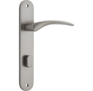 Privacy Door Handle. Oxford Lever Oval.