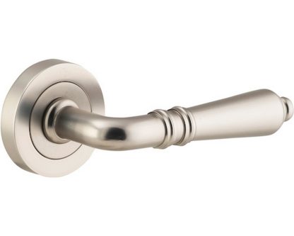 Passage Door Handle. Sarlat Lever Round Rose.