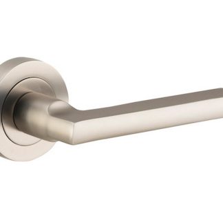 Passage Door Handle. Baltimore Round Rose.