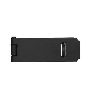Hasp and Staple - 100mm - Black