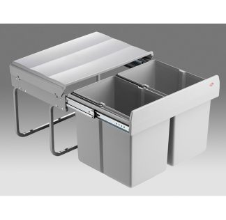 Wesco Waste System.  30Lt- Grey Bins