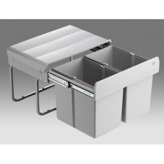 Wesco Waste System.  30Lt- Grey Bins