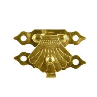 Jewel Box Catch - 20x30mm - Brass Plated