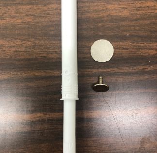 Push to Open Catch - Concealed - White - 85mm Long