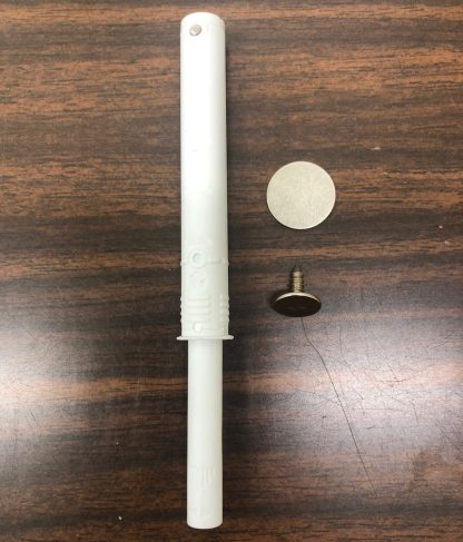 Push to Open Catch - Concealed - White - 85mm Long