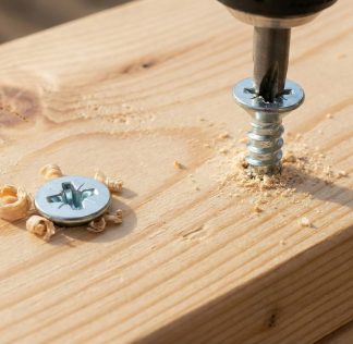 Pozi Drive Longthread Screws Zinc plated.