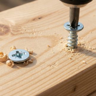 Pozi Drive Longthread Screws Zinc plated.