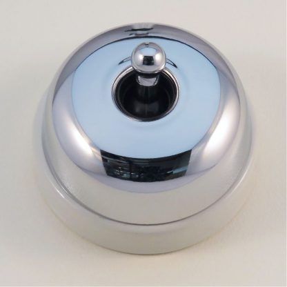 Classic White Porcelain Base Switch . Classic Electric 25 Series - Image 6