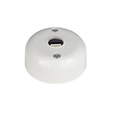 Bakelite Series Data Socket - White - 58mm diameter