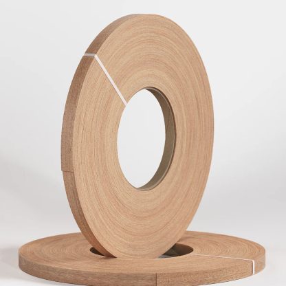 Pacific Maple / Meranti Veneer Edging 22mmx150m. Pre-glued